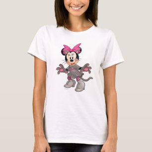 T-shirt Minnie Mouse habillée en chat mignon