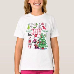 T-shirt Minnie Mouse La joie de Noël de Minnie