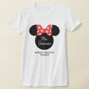 T-shirt Minnie Mouse Le plus grand enseignant du monde
