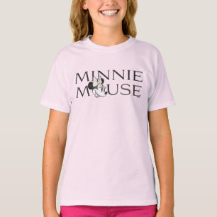 T-shirt Minnie Mouse Texte en détresse