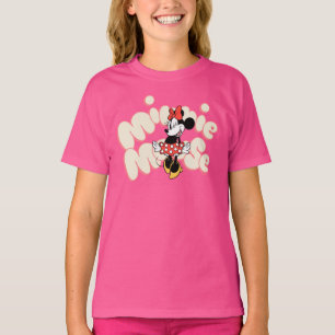 T-shirt Minnie Mouse Tourbillon à pois