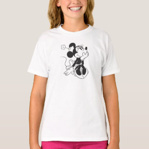 T-shirt Minnie noir et blanc