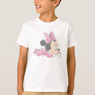 T-shirt Minnie souris bébé   Pyjamas roses