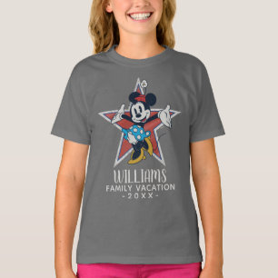 T-shirt Minnie   Vacances en famille du 4 juillet