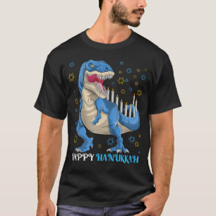 T-shirt Minorasaurus Rex T Rex Dinosaur Hanoukka
