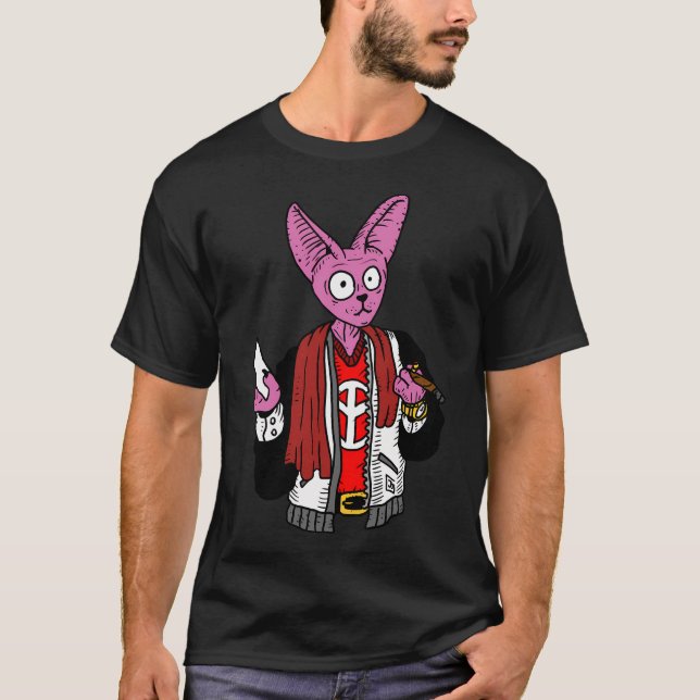 T-shirt Minx Chat Art Hipster Chats. (Devant)