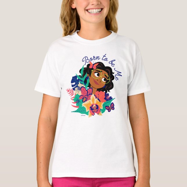 T-shirt Mirabel d'Encanto | Né pour être moi Floral Graphi (Devant)