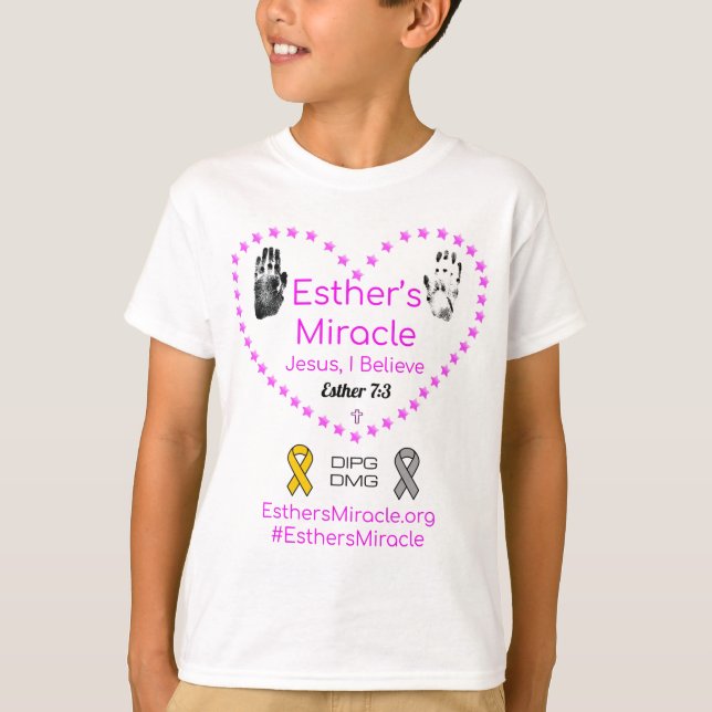 T-shirt Miracle Kids' d'Esther - devant seulement (Devant)