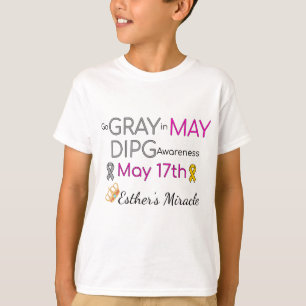 T-shirt Miracle Kids's Miracle - Go Grey en mai