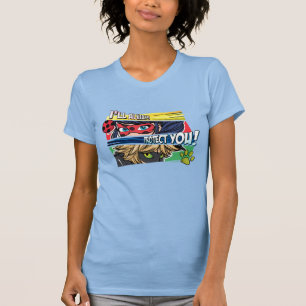 T-shirt Miraculous Ladybug & Cat Noir toujours vous protég
