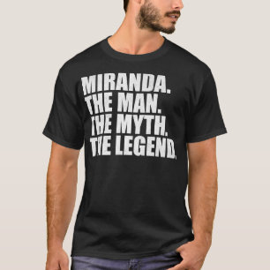 T-shirt Miranda Miranda Nom de famille Miranda nom de fami