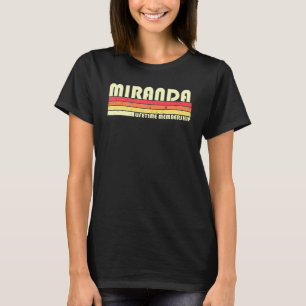 T-shirt Miranda Surnom Retro Vintage 80s 90s Anniversaire 