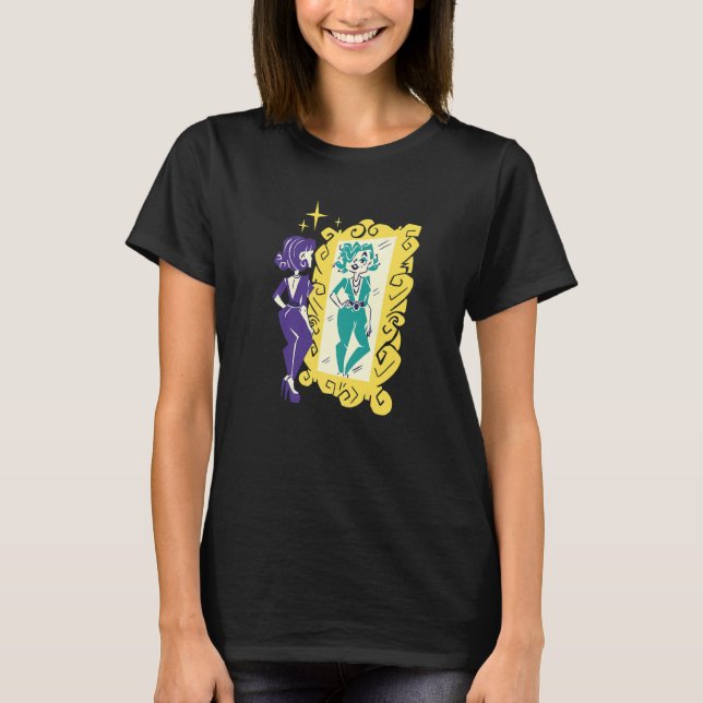 T-shirt Miroir auto amour amour auto confiance (Devant)