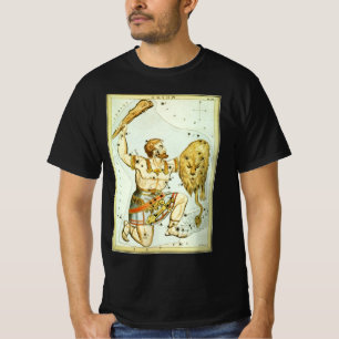 T-shirt Miroir d'Urania, Carte céleste d'astronomie vintag