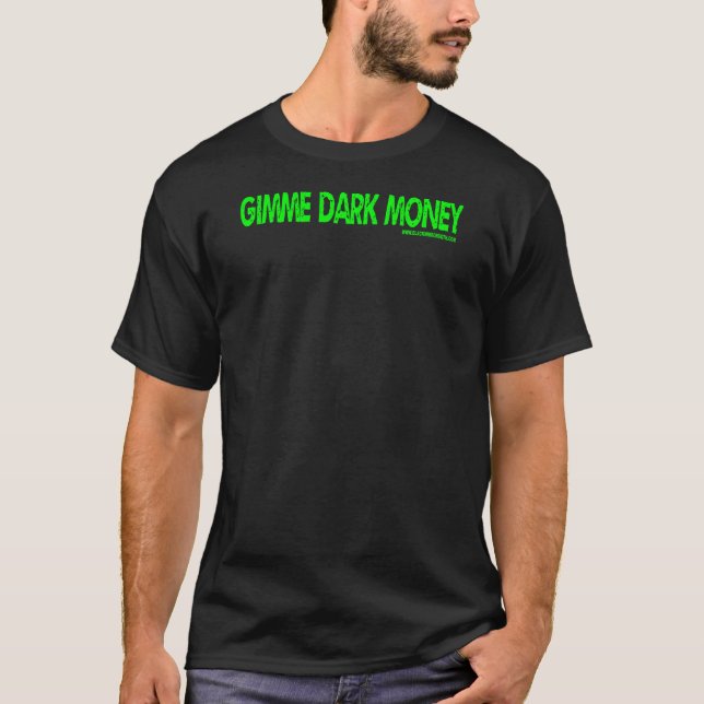 T-shirt Miroir noir : Gimme argent sombre (Devant)