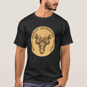 T-shirt Mise À Niveau De Moi-Même Gym Bro Minotaur