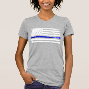 T-shirt Mise en oeuvre de Thin Line Law pour TRUMP