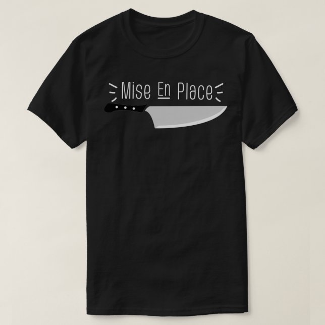 T-shirt Mise En Place 2 (Design devant)