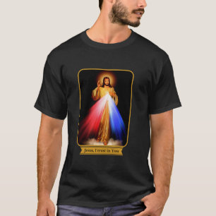 T-shirt Miséricorde Divine Jésus J'Ai Confiance En Toi Cat
