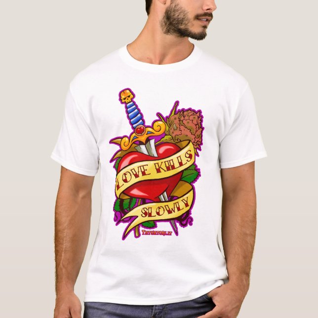 T-shirt Mises à mort d'amour lentement (Devant)