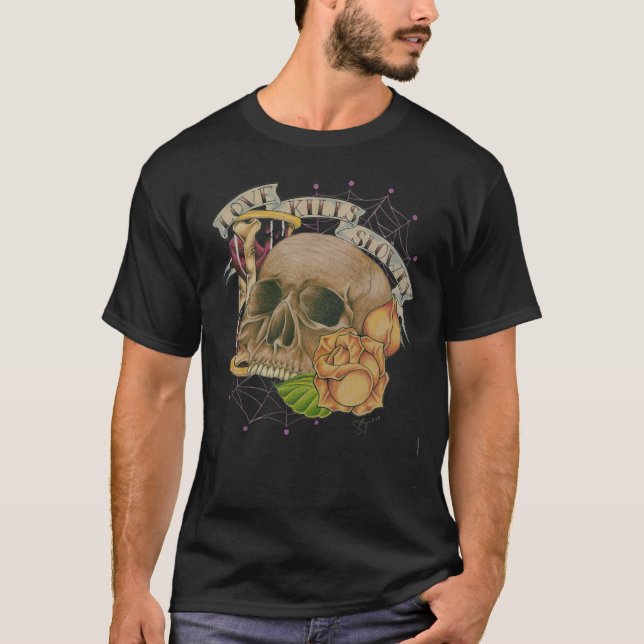 T-shirt Mises à mort d'amour lentement (Devant)