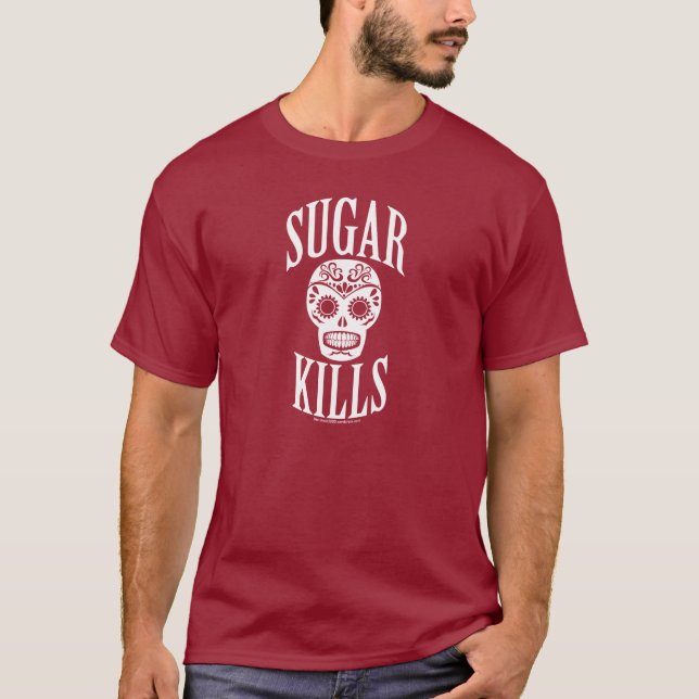 T-shirt Mises à mort de sucre (crâne) (Devant)