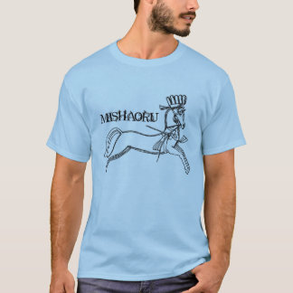 T-SHIRT MISHAORU LOGO T "SKY"