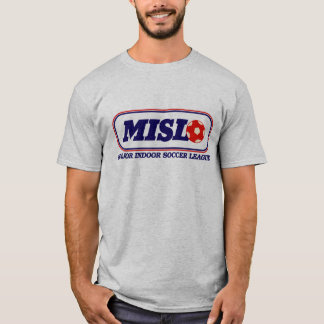 T-shirt MISL Se Souvient Du Logo De Football Intérieur Des
