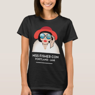T-shirt Miss Fisher Con Art inversé - pour les vêtements s