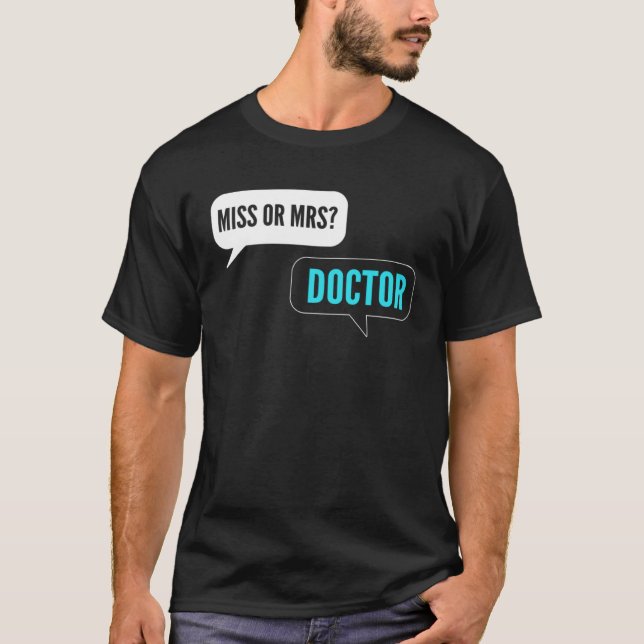 T-shirt Miss or Mrs Intern Doctor (Devant)