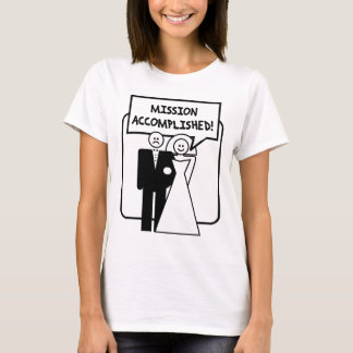 T-shirt Mission Accompli le mariage