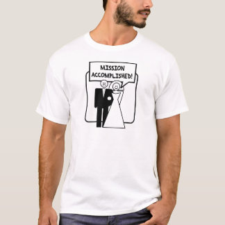 T-shirt Mission Accompli le mariage