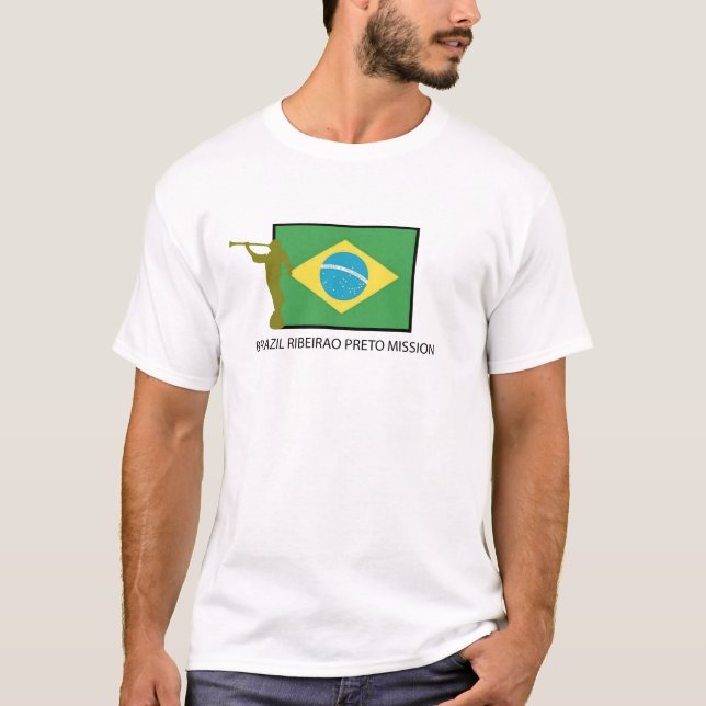 T-shirt Mission LDS du Brésil Ribeirao Preto (Devant)