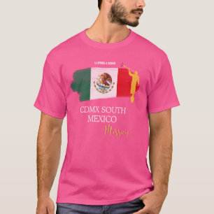 T-shirt Mission Missiona de Mexico City South CDMX Mormon 
