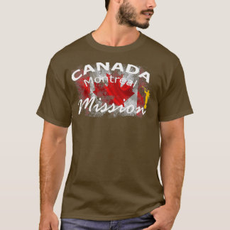 T-shirt Mission Missionnaire Canada Montréal Mormon LDS