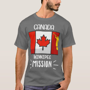T-shirt Mission Missionnaire du Canada Winnipeg Mormon LDS