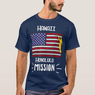 T-shirt Mission Missionnaire Hawaii Honolulu Mormon LDS