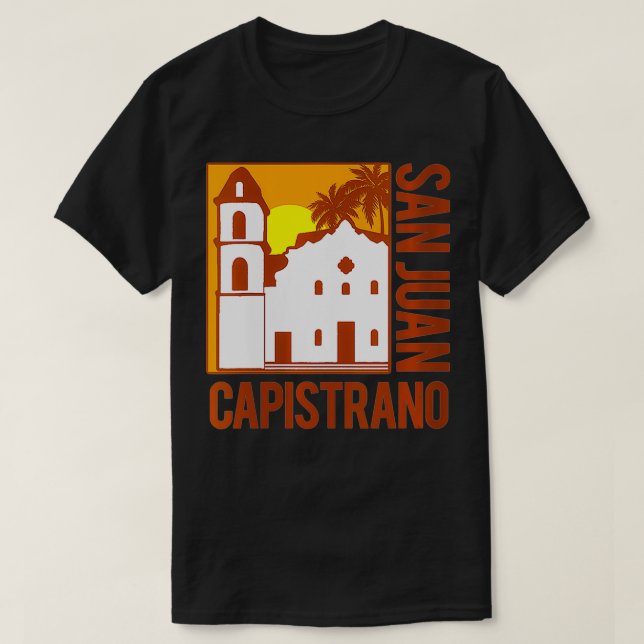 T-shirt Mission San Juan Capistrano VNec (Design devant)