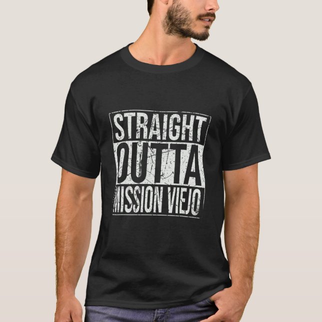 T-shirt Mission Straight Outta (Devant)