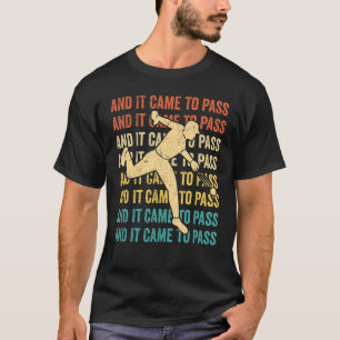 T-shirt Missionnaire mormon drôle LDS Baseball et il advin