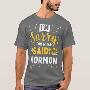 T-shirt Missionnaire Mormon LDS