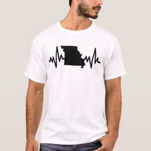 T-shirt  Missouri heartbeat design unisex