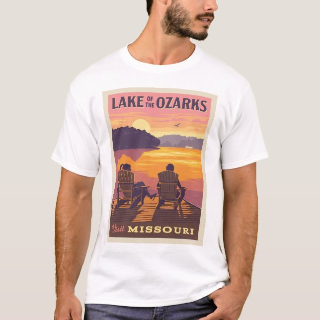 T-shirt Missouri | Lac des Ozarks (Devant)
