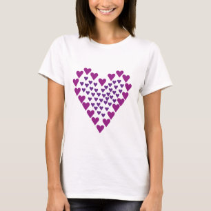 T-Shirt mit großem Herz