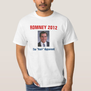 T-shirt Mitt Romney - les "cheveux" évidents