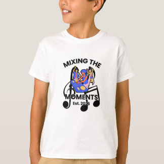 T-Shirt Mix Musical DJ Rétro