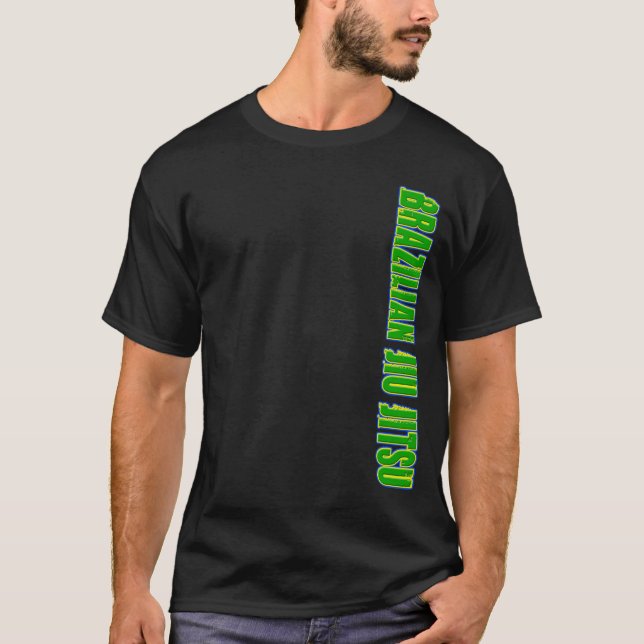 T-shirt MIXED MARTIAL ART de drapeau de Jiu Jitsu de (Devant)