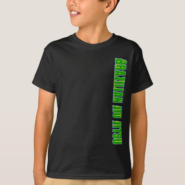 T-shirt MIXED MARTIAL ART de drapeau de Jiu Jitsu de (Devant)