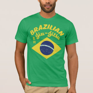 T-shirt MIXED MARTIAL ART de kanji de drapeau du Brésil de