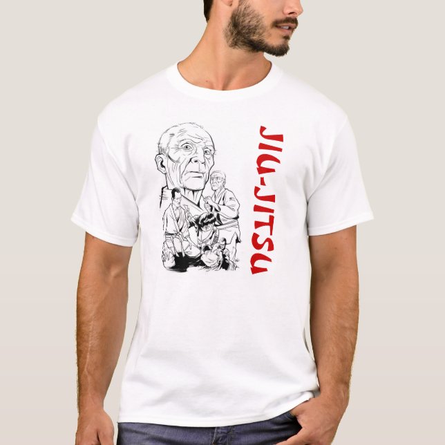T-SHIRT MIXED MARTIAL ART JIU JITSU DE HELIO BJJ (Devant)